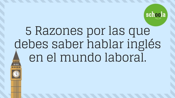 5 Razones por las que debes saber hablar en el mundo laboral.