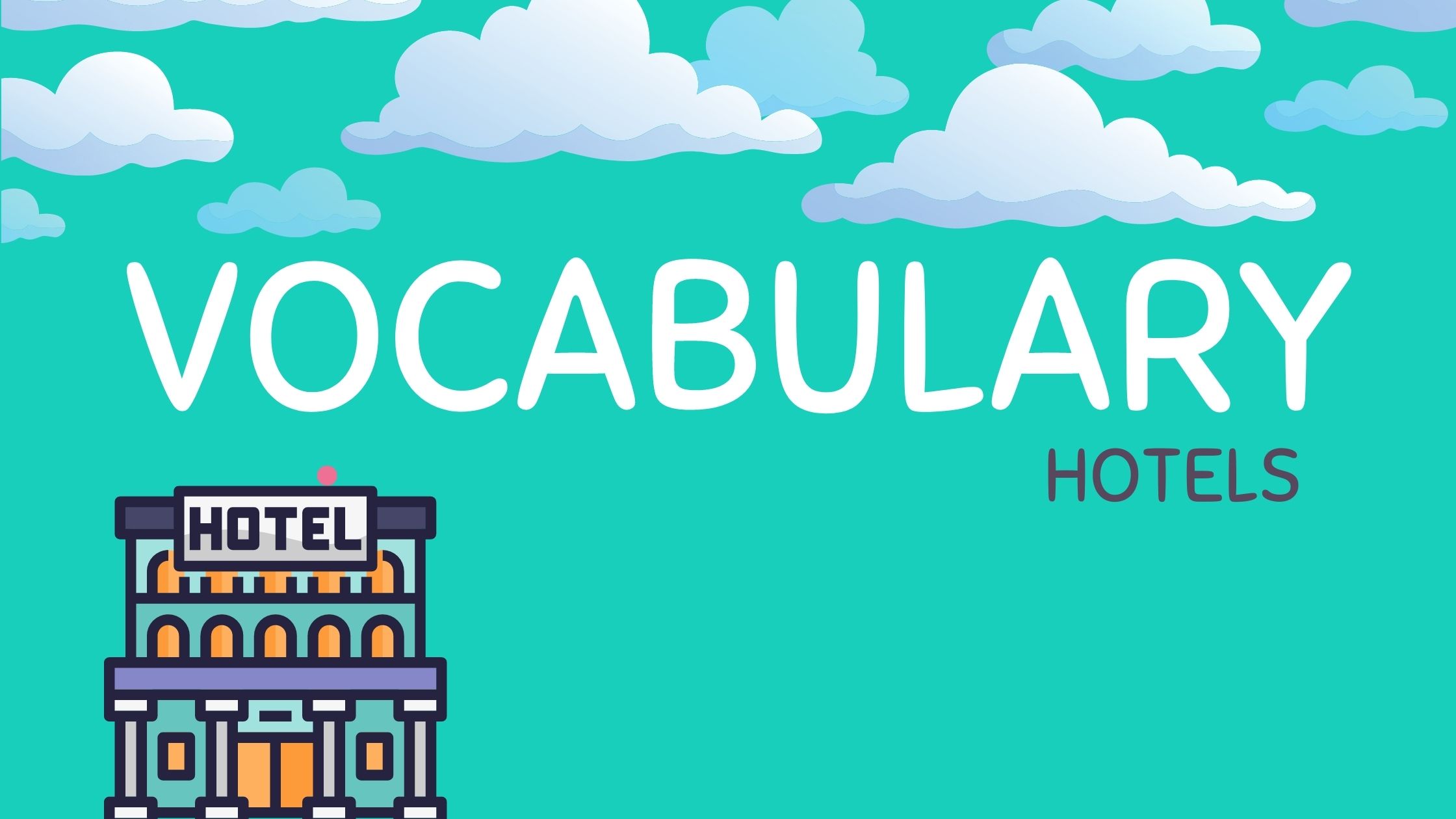 Vocabulario hoteles