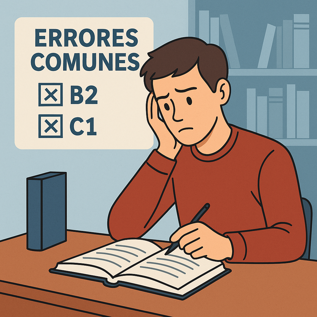 Errores comunes al preparar el B2 o C1 y cómo evitarlos