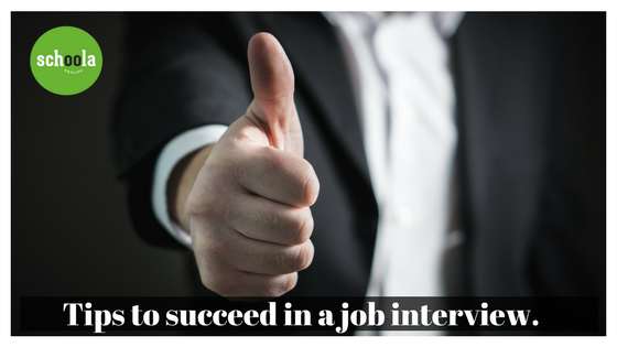 Tips to succeed in a job interview.